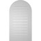 Ekena Millwork Round Top Surface Mount PVC Gable Vent: Functional, w/ 3-1/2"W x 1"P Standard Frame, 22"W x 40"H GVPRT22X4001SF - alternate 4